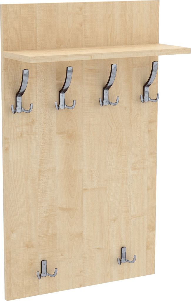 AKKE Javor Šatní panel MAXI - CHROM háčky ŠxV: 60x120 cm Obrázek produktu 