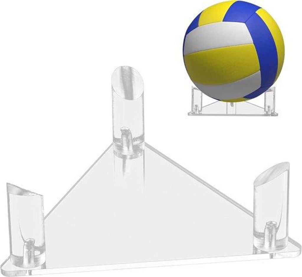 Acryl Basketballhalter mit transparentem Dreieck und Verschlussmaterial