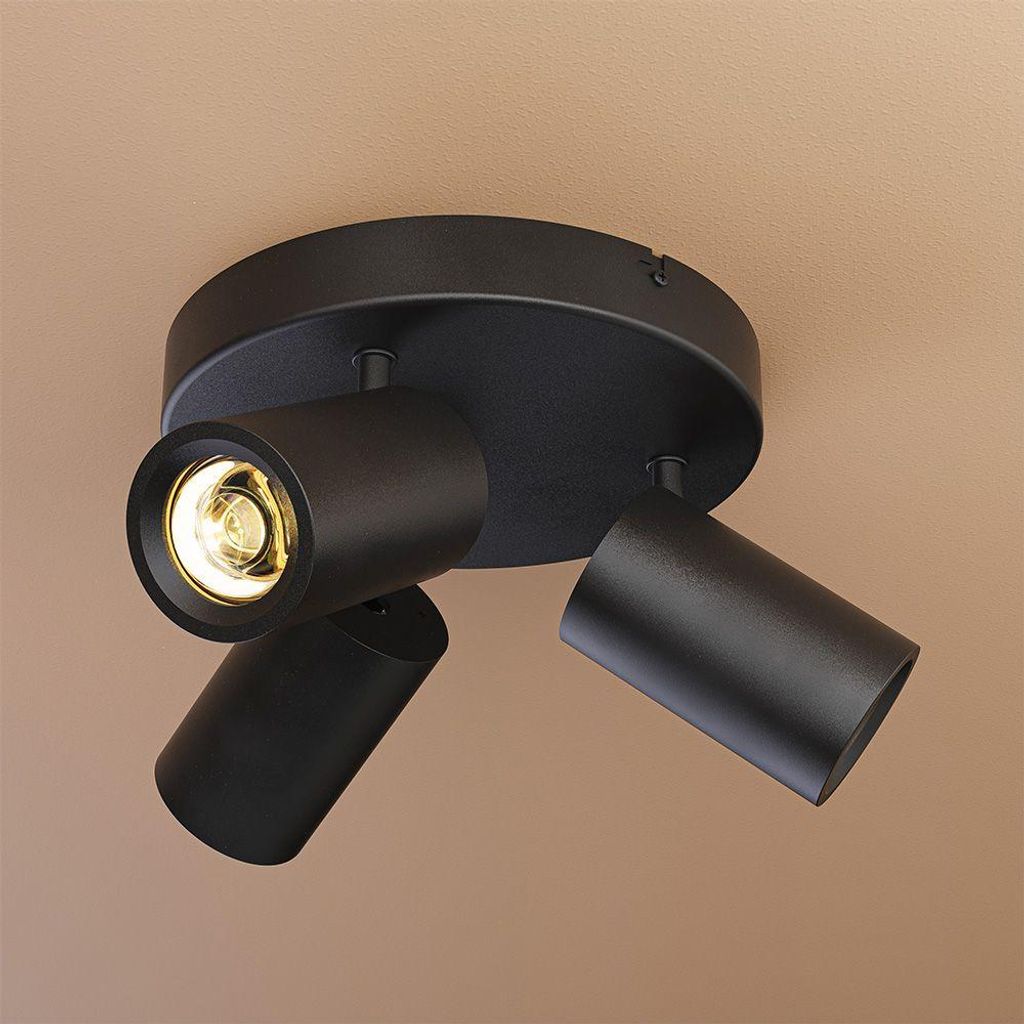HOFTRONIC - Plafonnier LED 3 spots GU10 non inclus Image du produit 