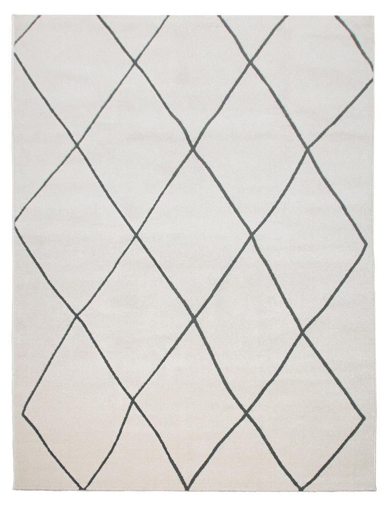 TT Home Wohnzimmer Teppich Mit Skandi Rauten Design Produktbild 