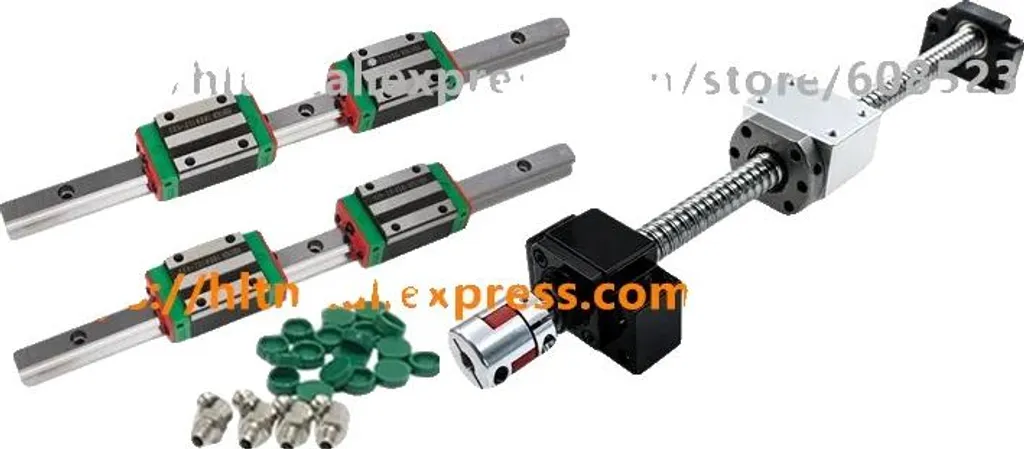 Kit rail et chariot SFU1605 en acier robuste 1000mm pour montage CNC