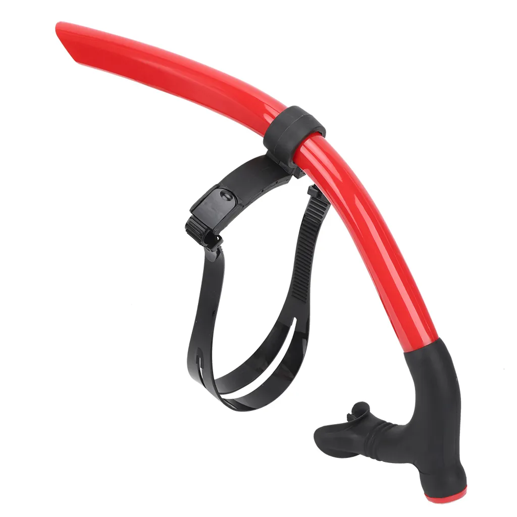 Schnorchel Frontal de Natation Rouge Amovible pour Entraînement en Club