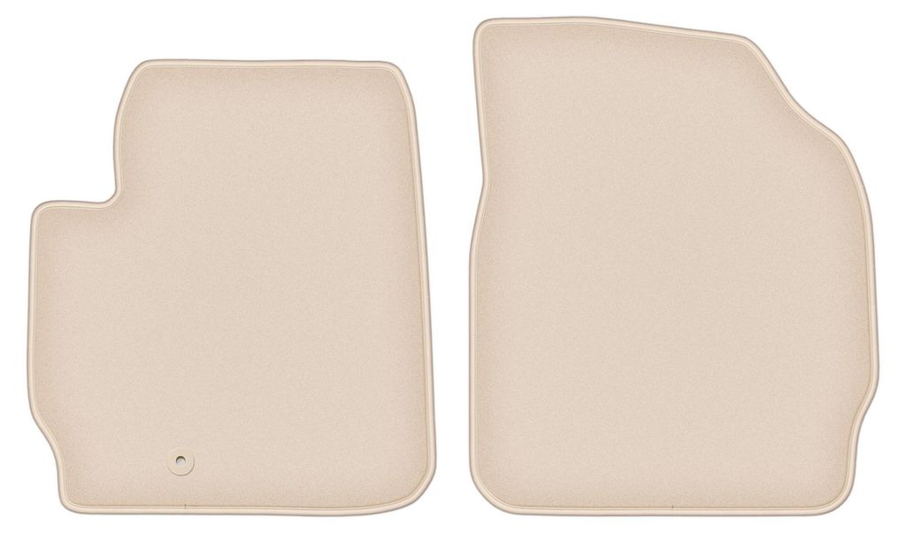 DURBAN Beige Velours-Fußmatten vorne für Ford Maverick MK2 SUV (2004-2007)