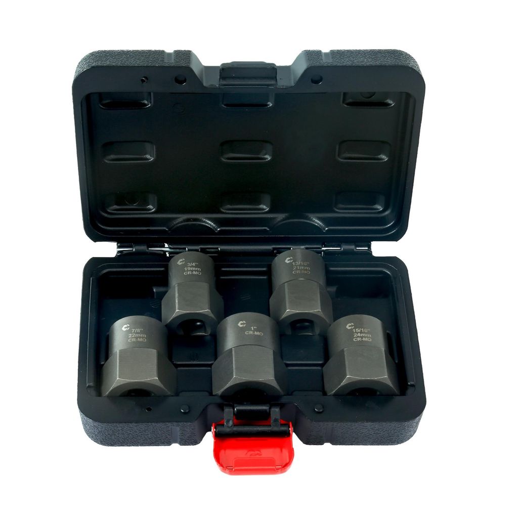5tlg Impact Schraubenausdreher Set 1/2 Zoll Schwerlast Produktbild 