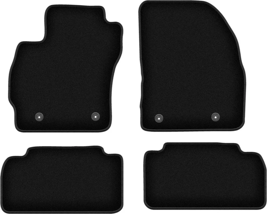 Set Tappetini Auto in Velluto per Mazda Premacy 2010+ | Nero Premium