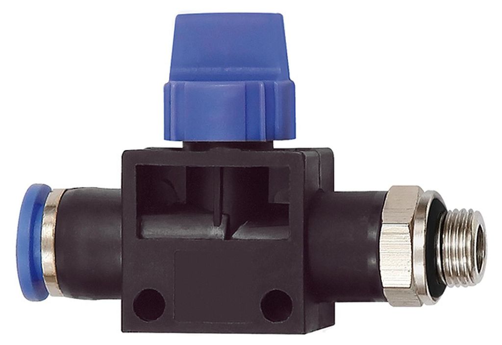 Riegler 3/2-Wegeventil »Blaue Serie«, Steckanschluss, G 1/2 außen Ø 10mm