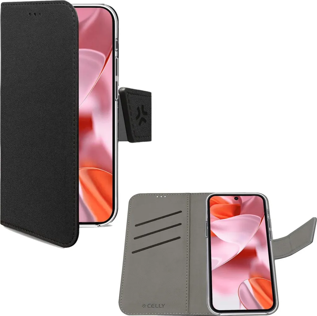Custodia Anti-Urto Portafoglio Google Pixel 9 Nera - Sicura per Tutti