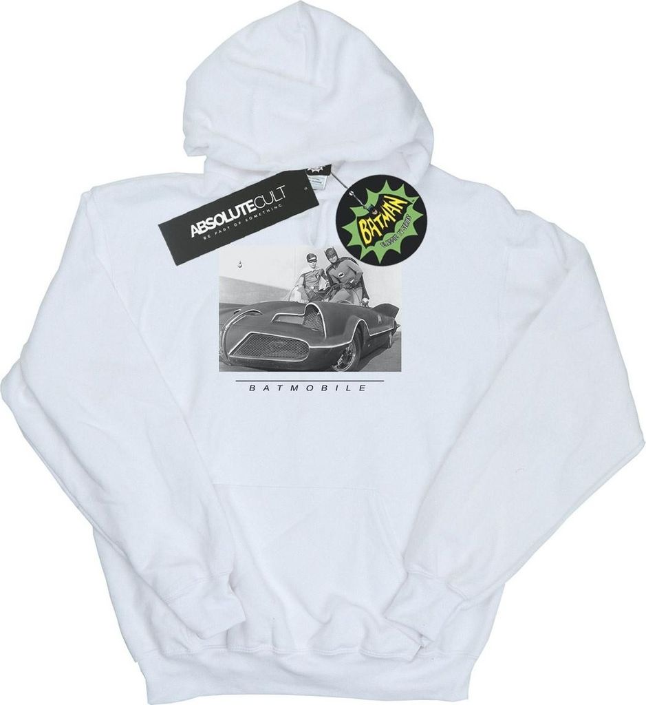 DC Comics - "Batman TV Series" Kapuzenpullover für Herren BI5891 (5XL) (Weiß)