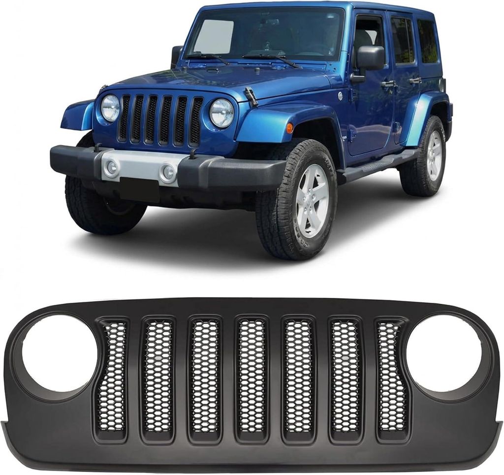 Kühlergrill STYLING FÜR JL, passend für JEEP WRANGLER JK Produktbild 