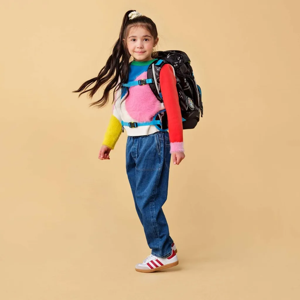 Sac à dos d'école ergonomique ergobag pack pour enfant CP au CM2 bleu