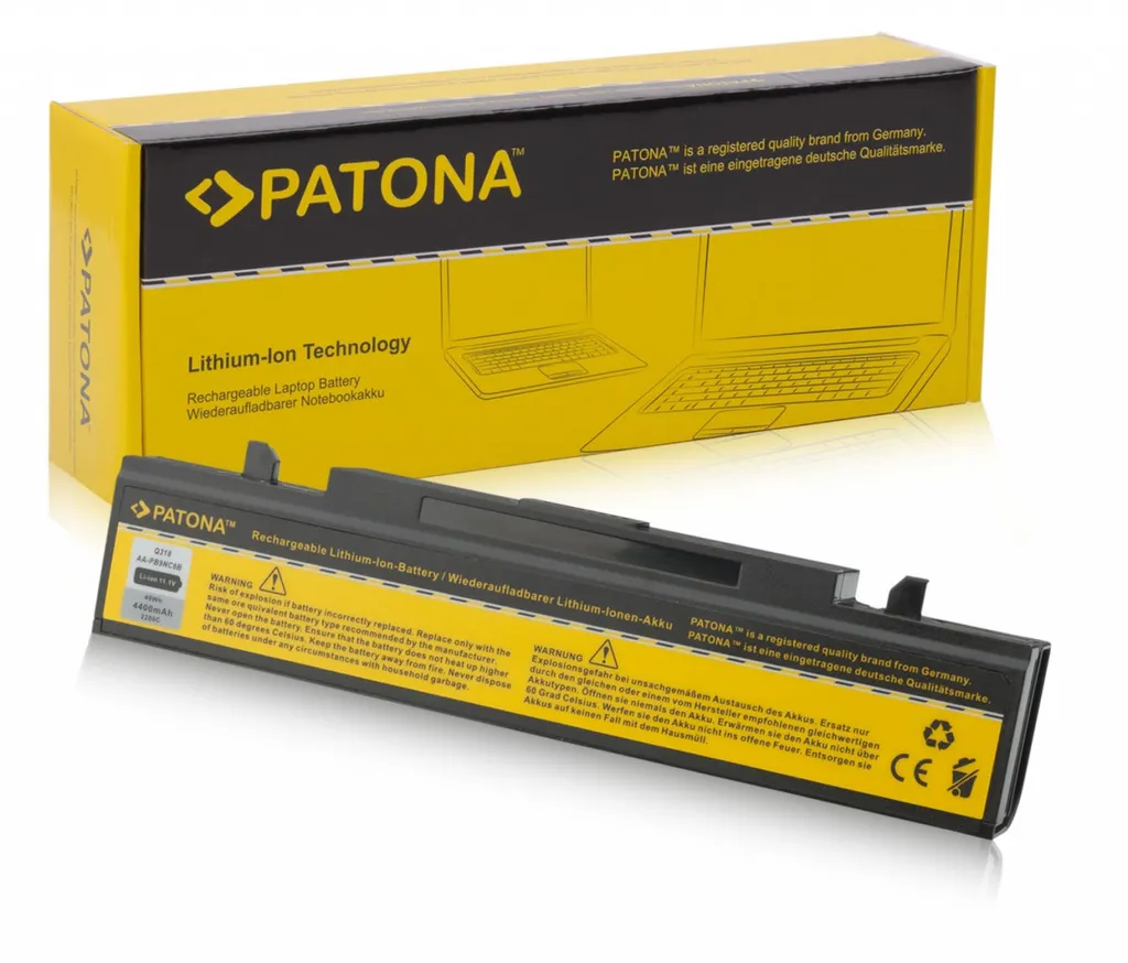 Batterie Portable pour Samsung R520 et Série Q318 - Capacité 4400mAh Noir