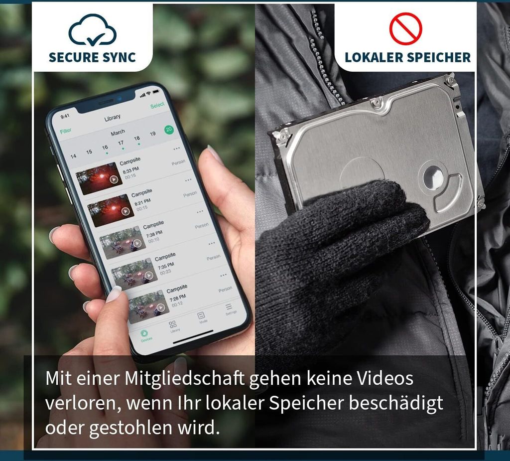 Arlo Video Doorbell, Kabellos weiß ‎AVD2001-100EUS Produktbild 9