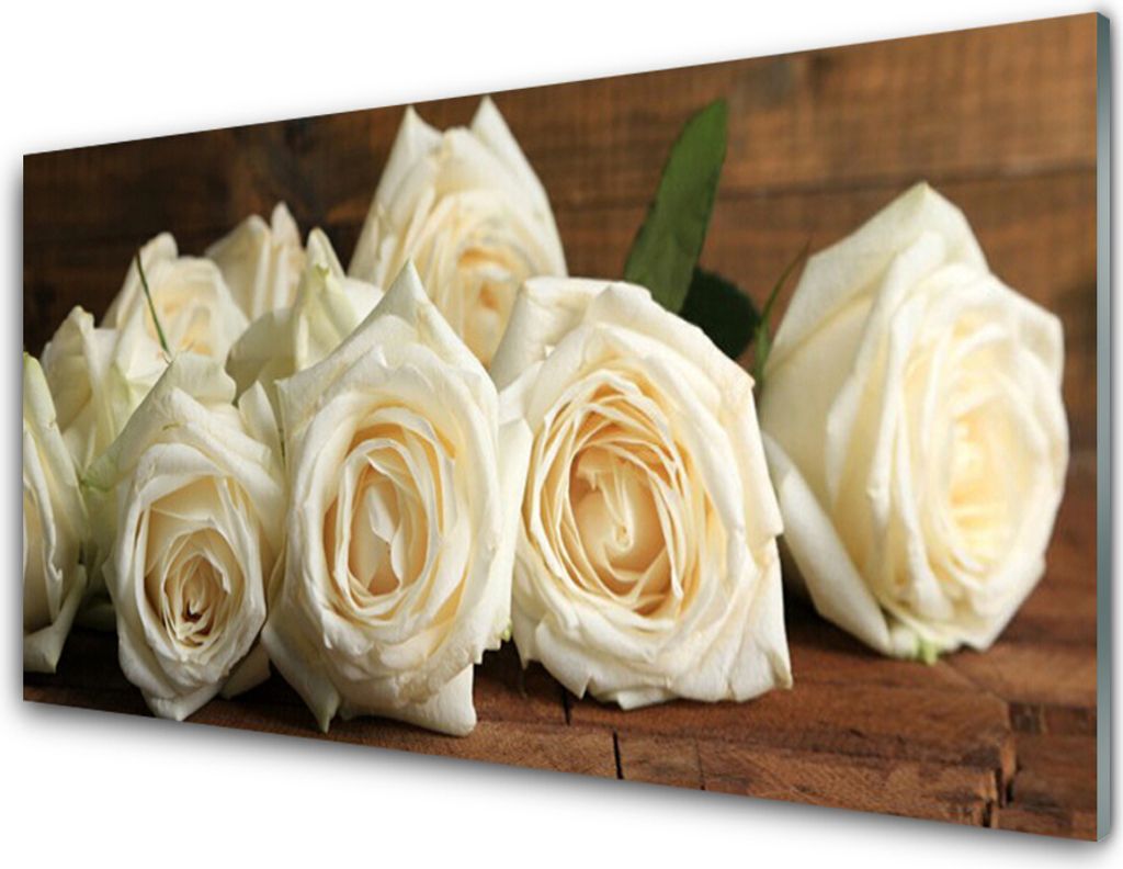 Acrylglasbilder 100x50 Wandbild Druck Rosen Pflanzen