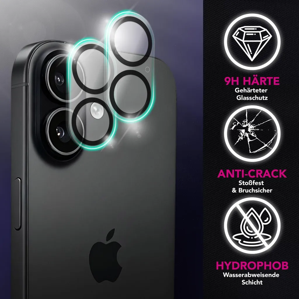 NALIA Focus.X2 MAX Vetro Temperato Per Fotocamera Xiaomi 15 Ultra - 2 Pezzi - Protezione 9H Anti Graffio E Oleofobico - Trasparente E Compatibile Con Cover