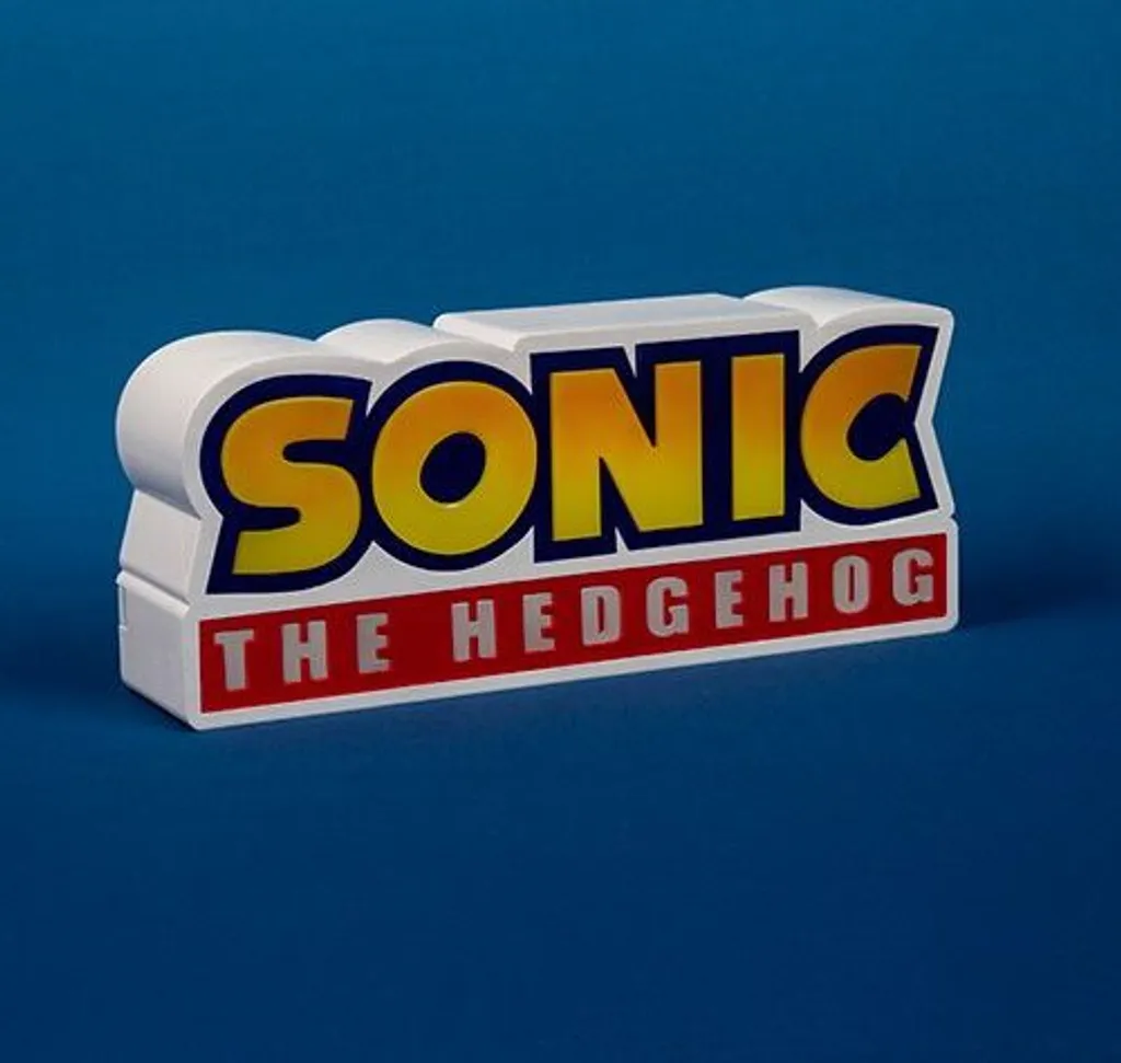 Sonic the Hedgehog LED Logo Lamp Fizz Creations FIZZ2059 | Offerta