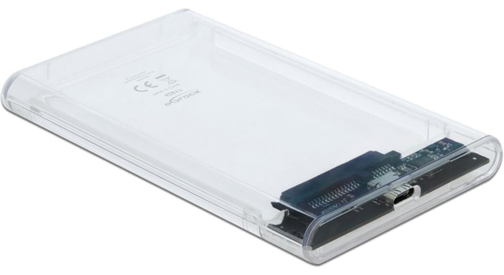 Delock Externes Gehäuse für 2.53 SATA HDD / SSD mit SuperSpeed USB 10 Gbps (USB 3.1 Gen 2)