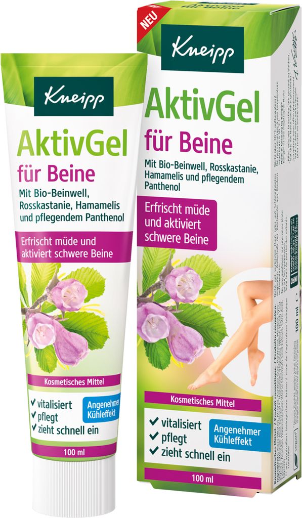 Kneipp AktivGel für Beine mit angenehmen Kühlungseffekt 100ml