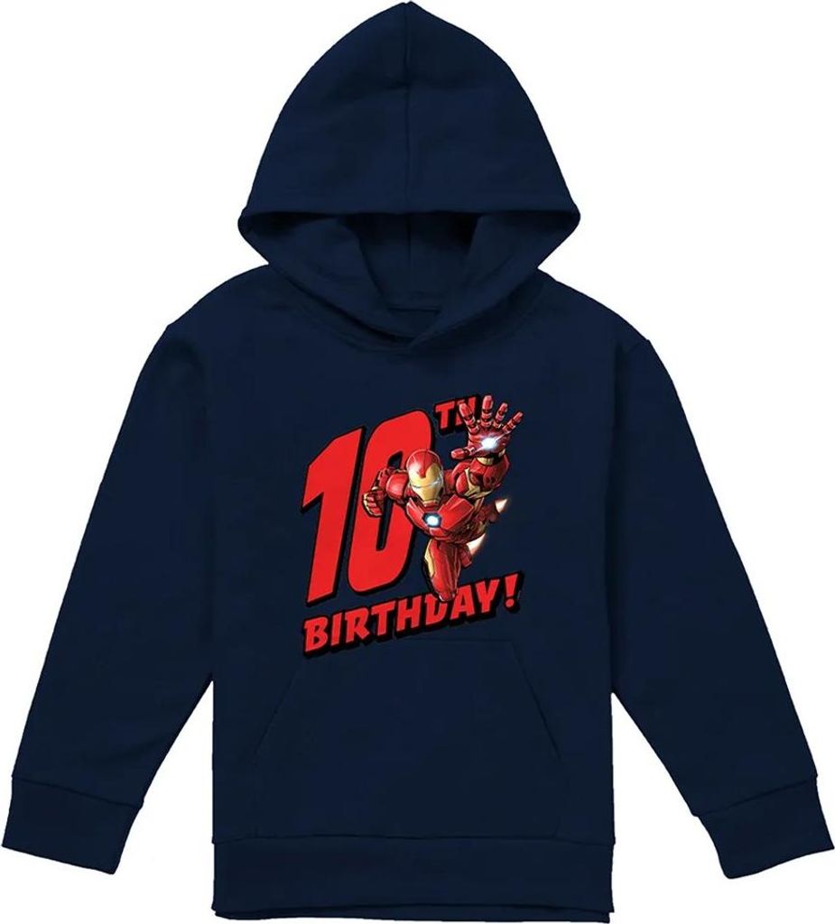 Marvel - Kapuzenpullover für Kinder, 10. Geburtstag TV22953 (128) (Marine)