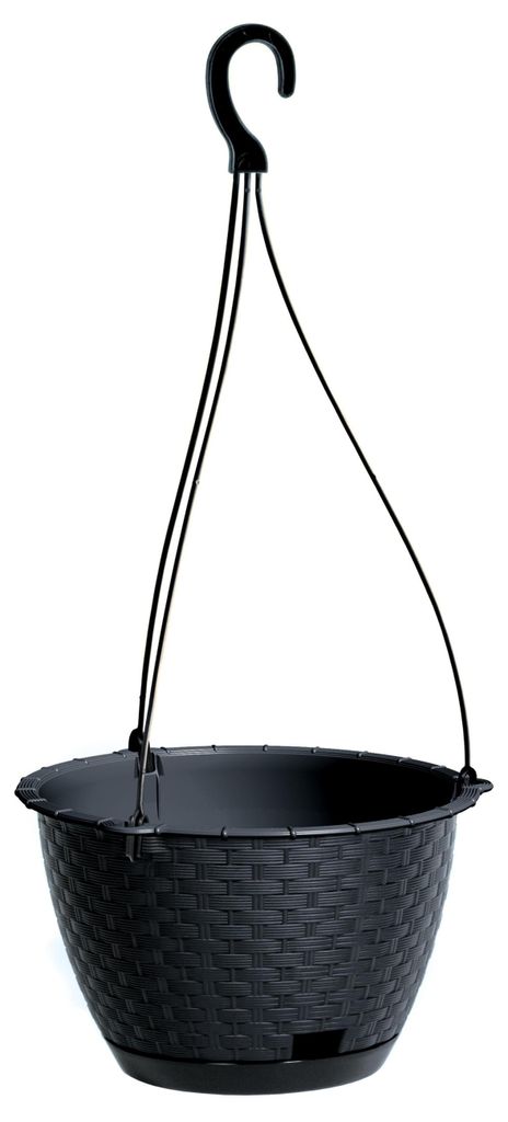 Prosperplast Pflanztopf - Kunststoff - anthrazit - D22 x Produktbild 