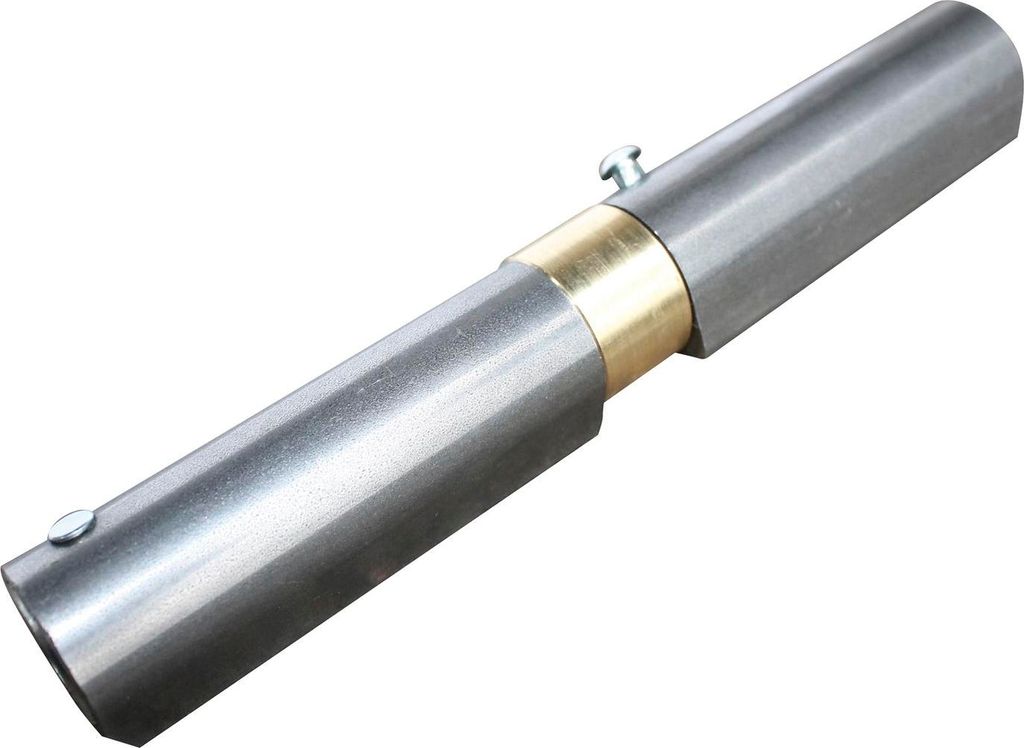 Federband, Bandhöhe 165mm, ø 22 mm, Stahl blank mit Messingring