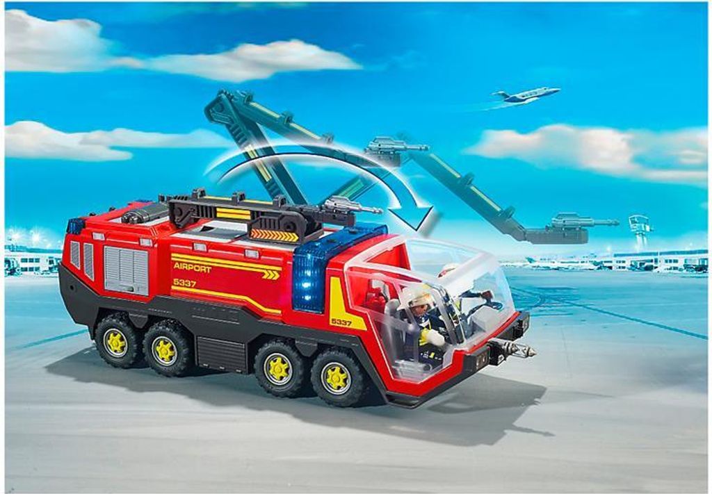 PLAYMOBIL 5337 City Action Flughafenlöschfahrzeug mit Licht Produktbild 8