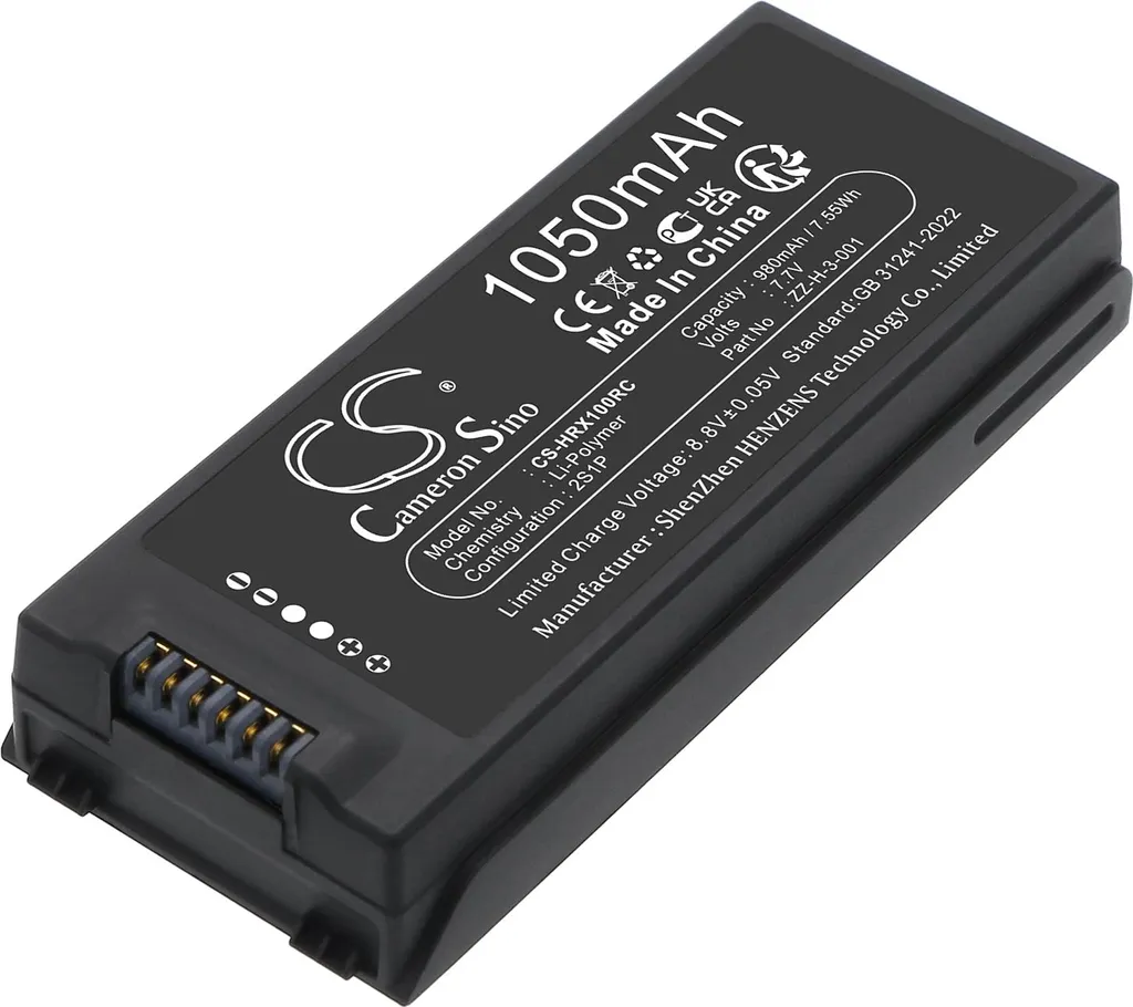 Batterie Li-Po haute capacité 1050mAh pour HOVERAir X1 et ZZ-H-3-001