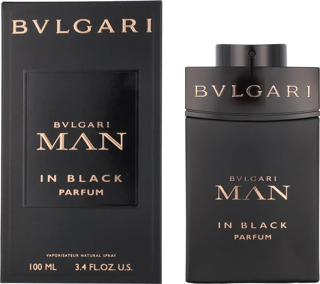 Bvlgari Man In Black Parfum - Notes de Rhum et Cuir pour un Effet Intense
