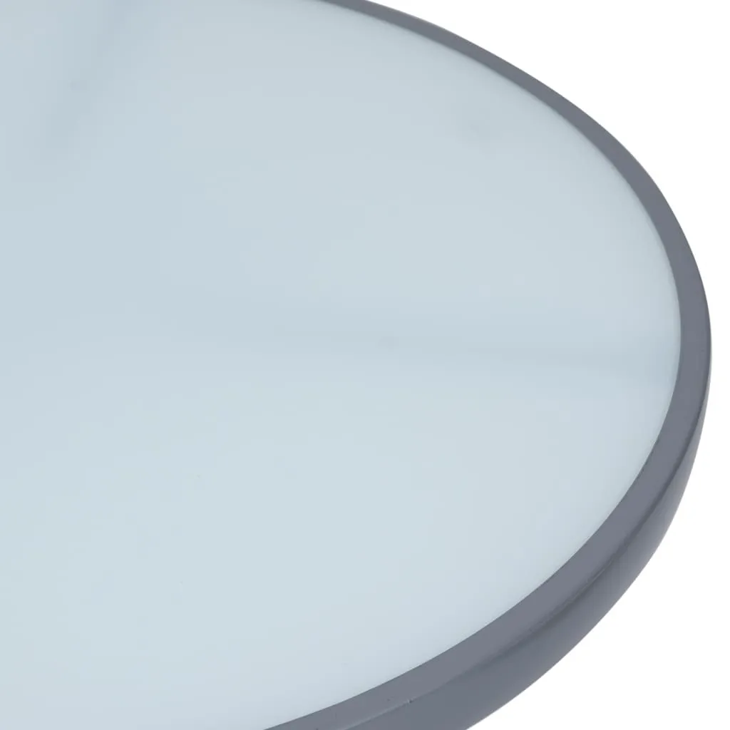 Table de terrasse compacte 60 cm résistante aux intempéries vidaXL gris - 2