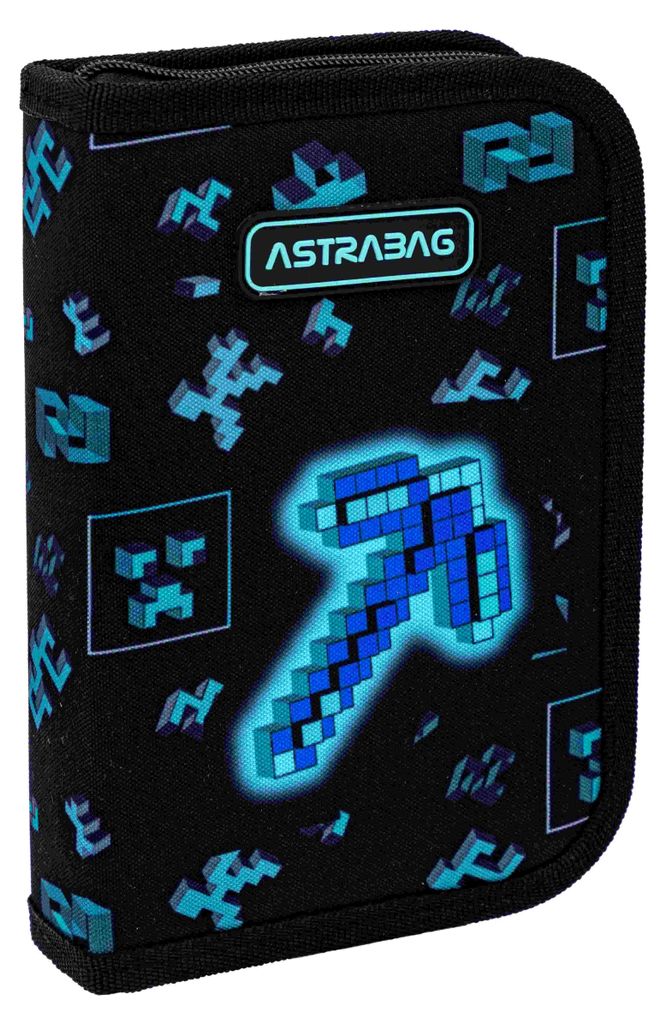 Jednoduchý penál s příslušenstvím Dark Pixel AstraBag Astra Obrázek produktu 