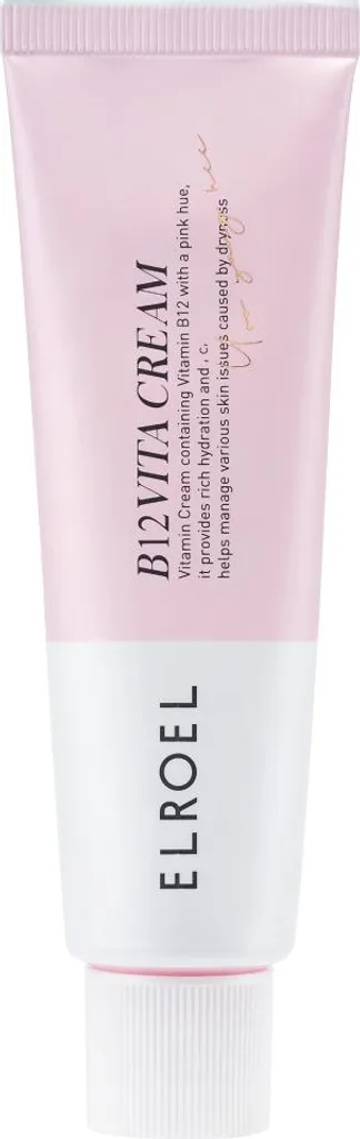 Elroel B12 Vita Cream Crema per il viso con vitamina B12, 50 ml