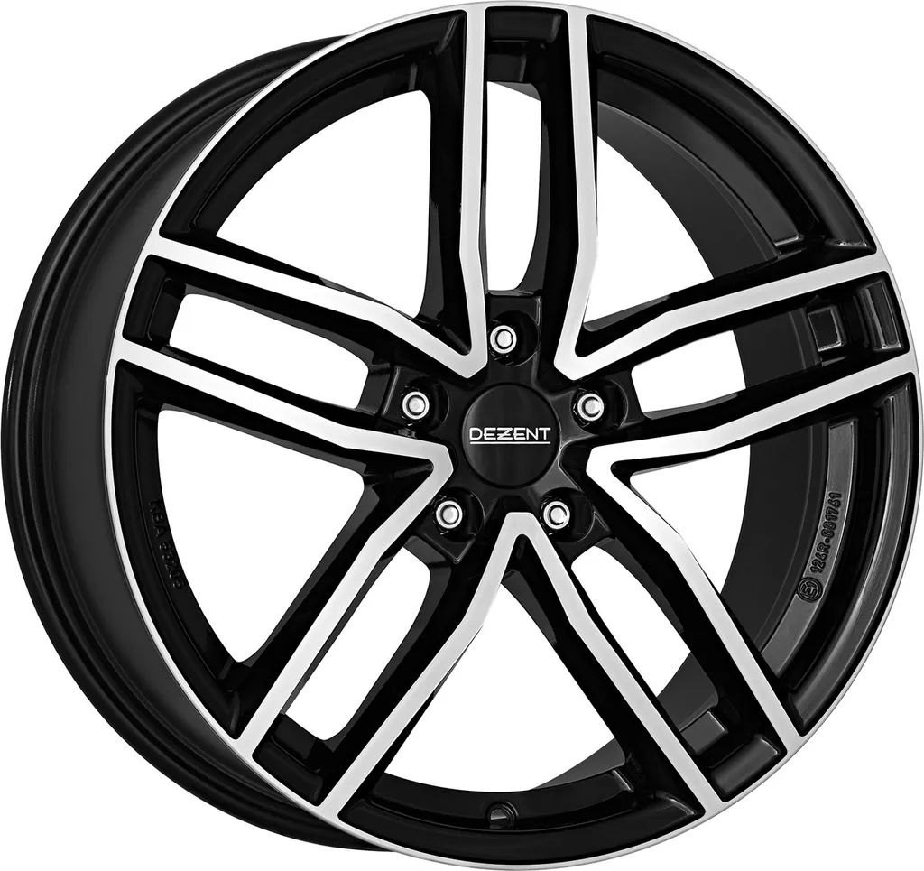 Jante DEZENT TR dark 7x17 ET42 bicolore haute résistance Audi