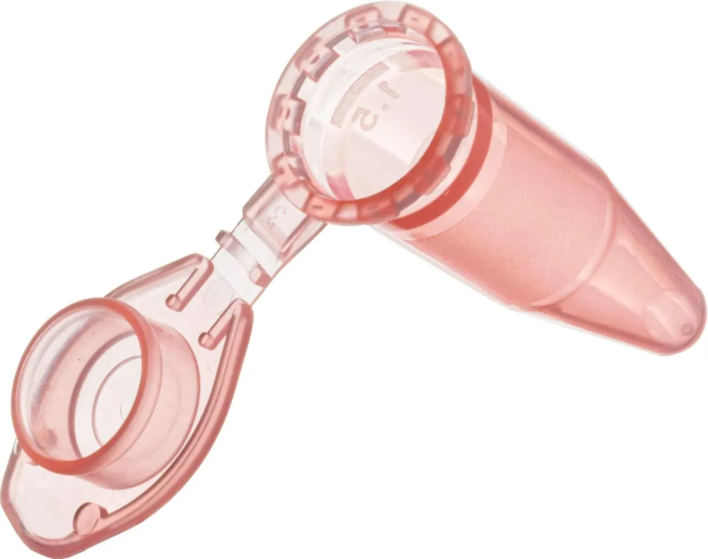 Set 100 Provette Microcentrifuga Rosa 1,5 ml | Tappo e Scala Chiara - 1