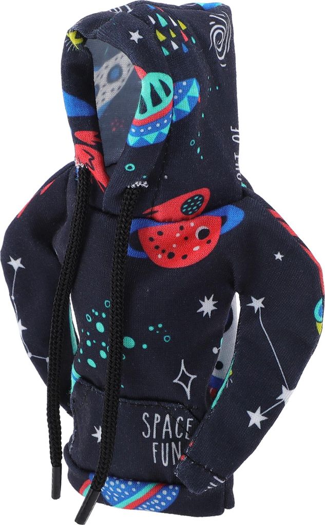 Universal 16x11.5cm/6.3"x4.53" Schaltknaufabdeckung Dekoration Schaltstangen-Griff-Schutz Polyester 1 Stk Hoodie-Stil Blau Schwarz