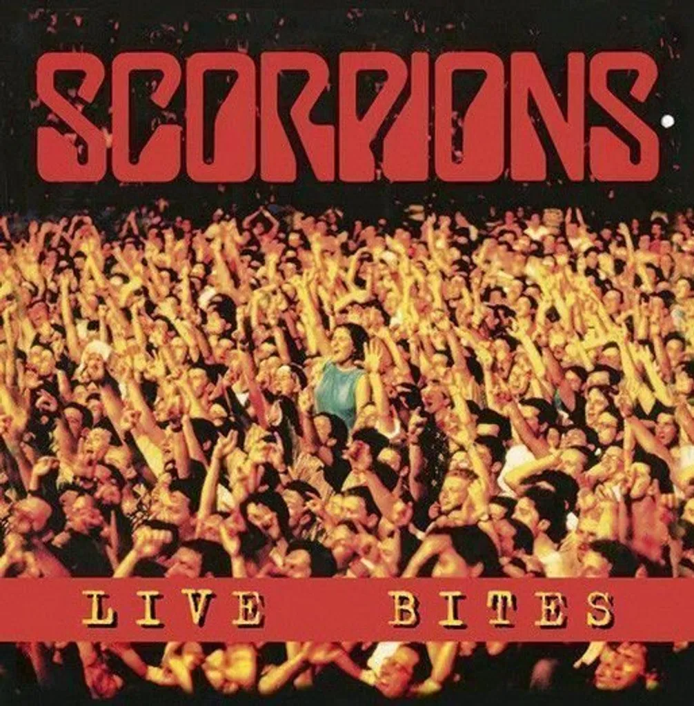 Vinyle Scorpions Live Bites Disque Microsillon Double LP Rock Allemand