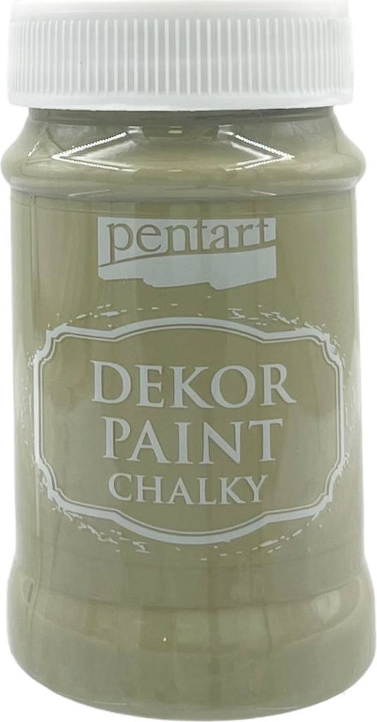 PENTART Couleur de décoration crayeuse, 100 ml, olive Image du produit 