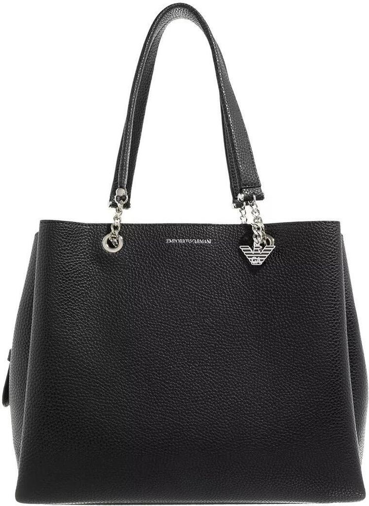 Emporio Armani Tote M Pubble Black