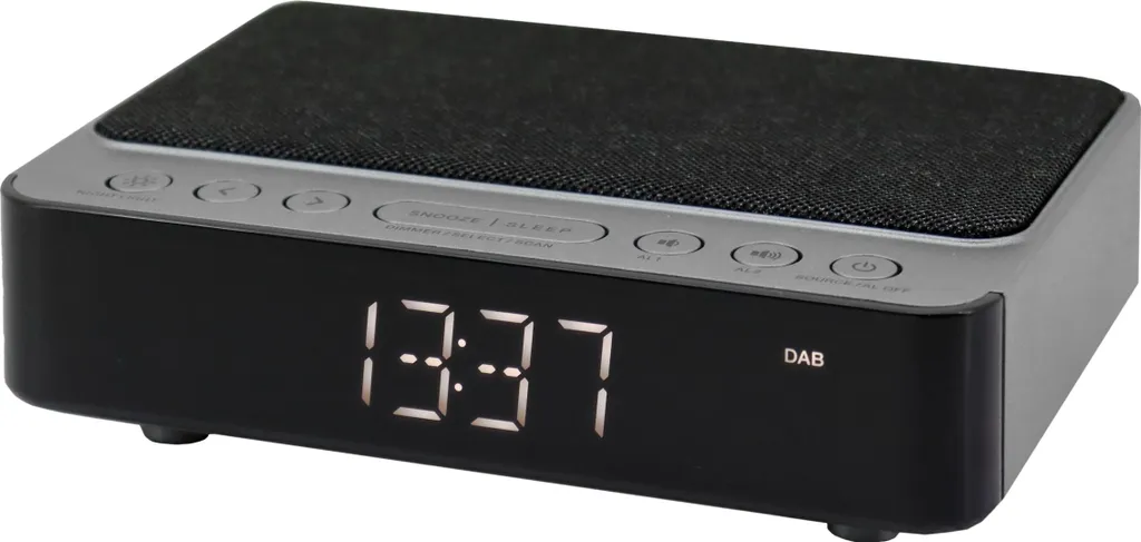 Plus de Retards avec le Radio-réveil Soundmaster UR250 Double Alarme