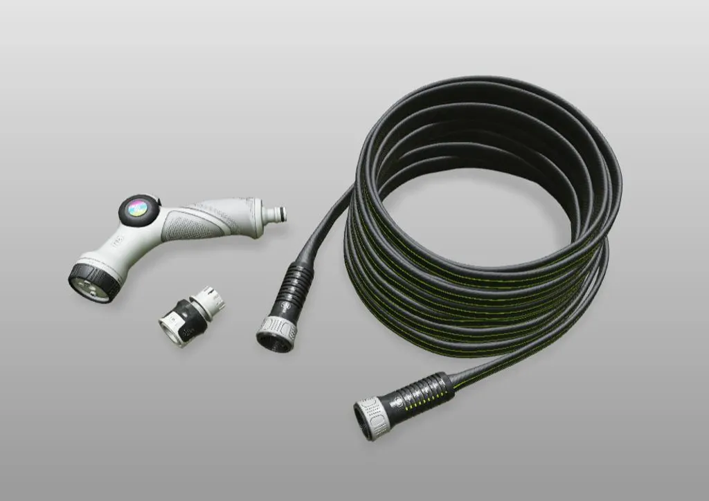 Tuyau 30m FITT FORCE 5/8 anti-vrille avec pistolet haute pression