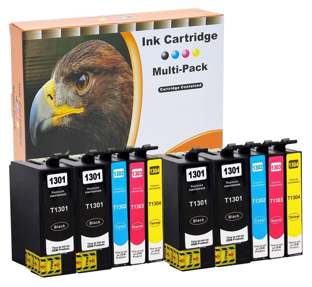 D&C Tintenpatronen ersetzt Epson T130x-10er Set (B/C/M/Y) Produktbild 