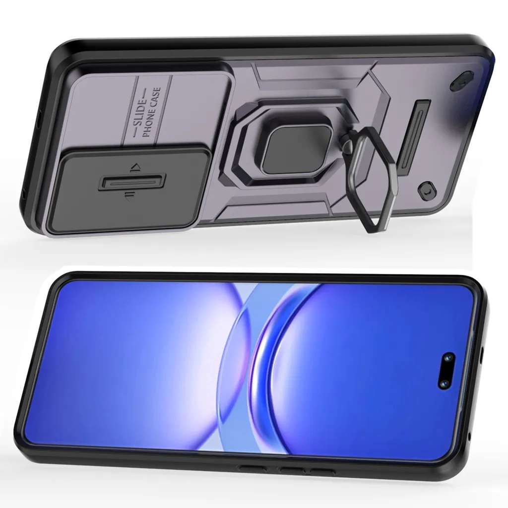 Custodia Huawei nova 12 Pro Viola - Ring Kickstand e Camera Slide - 3