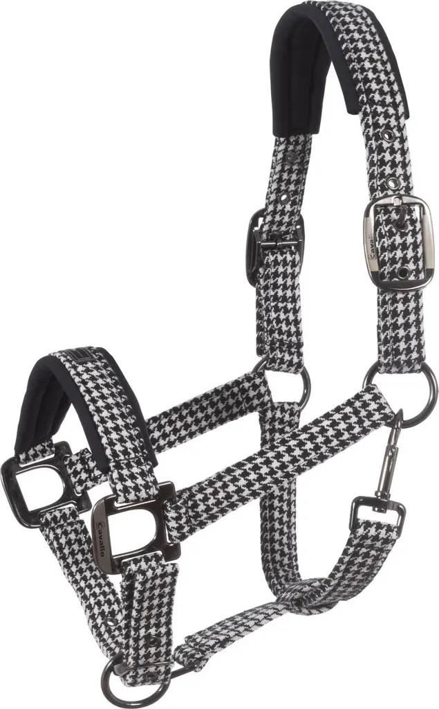 Cavezza Horsefashion PEPPY Pied-de-Poule Nero HW 25 | Lusso in Scuderia