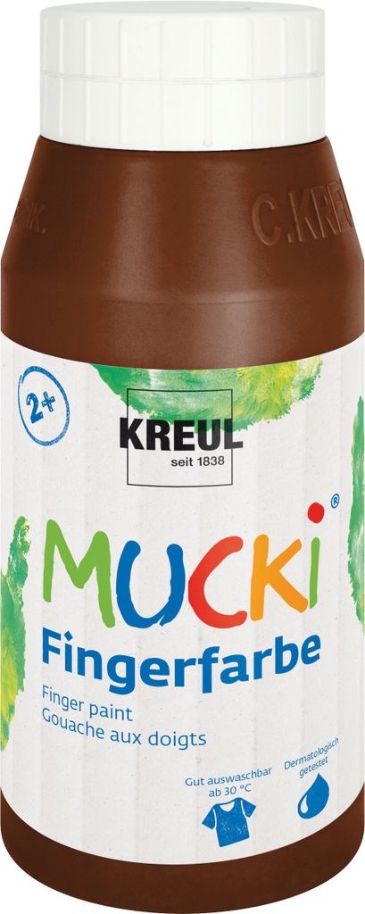 KREUL Fingerfarbe "MUCKI" braun 750 ml Produktbild 
