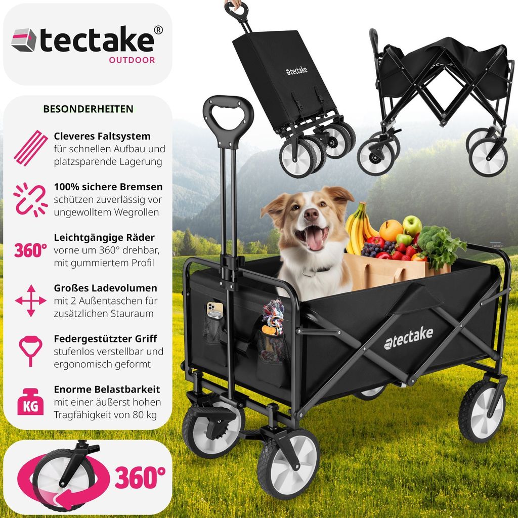 Ručný vozík Leon vrátane prepravnej tašky, nosnosť 80 kg Obrázok produktu 3