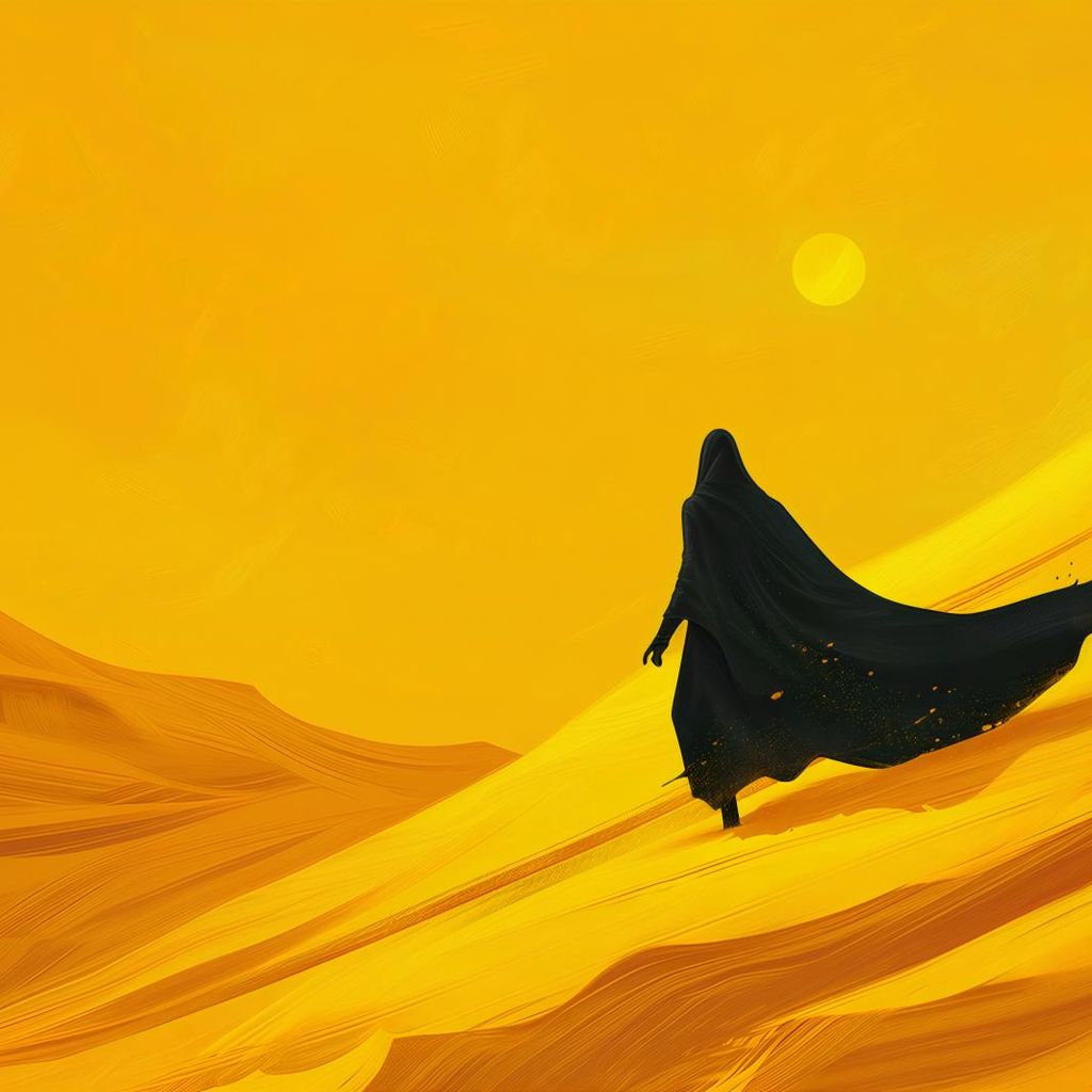 Plakat 60x60cm Die Wüste Ruft