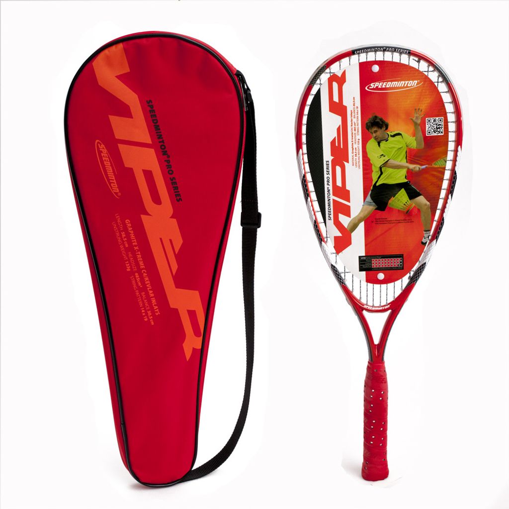 SPEEDMINTON Speedminton Racket Viper rot/weiss/schwarz -