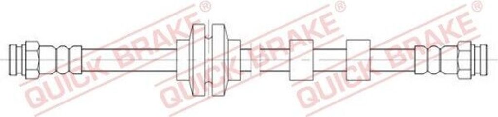 QUICK BRAKE 22.939 Bremsschlauch für OPEL Adam (M13) für VAUXHALL Adam (M13)