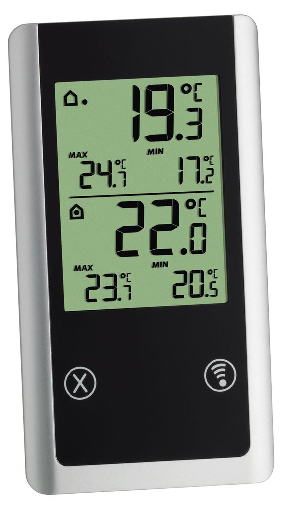 TFA Dostmann Wetterinsrumente Funk-Thermometer Produktbild 