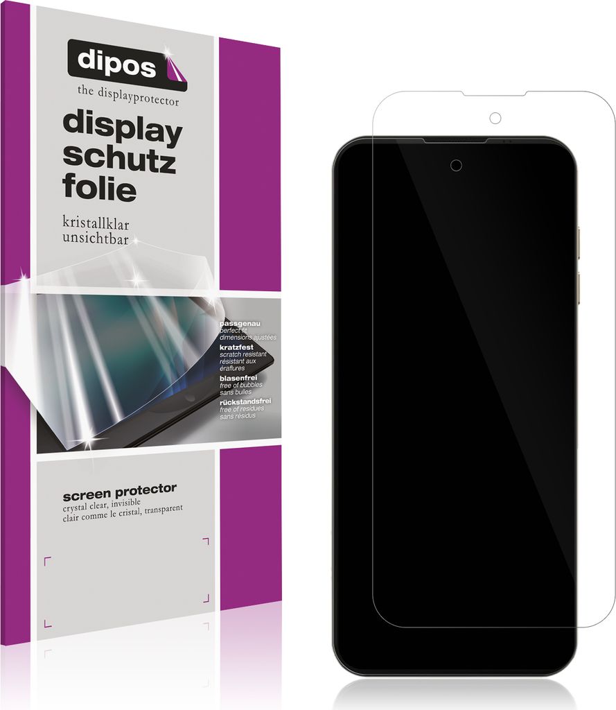 4x Schutzfolie für I Kall S1 Plus klar Displayschutzfolie Folie Display Schutz dipos