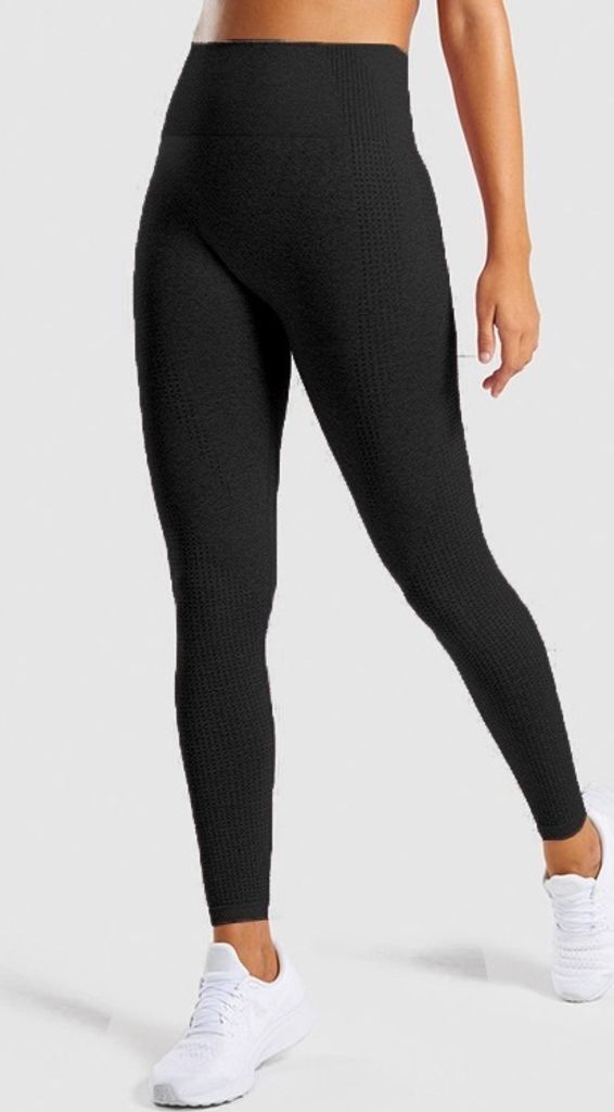 Damen Leggings Virtue - Hochwertige, Bequeme Leggings in Schwarz KP15646