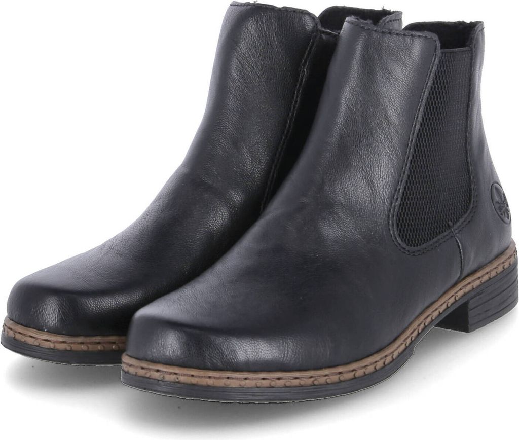 Rieker Chelsea Boots Ladies Synthetic Leather Black Zdjęcie produktu 